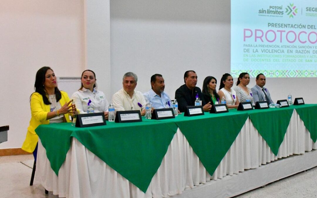 PRESENTAN PROTOCOLO PARA PREVENIR Y ATENDER LA VIOLENCIA DE GÉNERO EN INSTITUCIONES FORMATIVAS