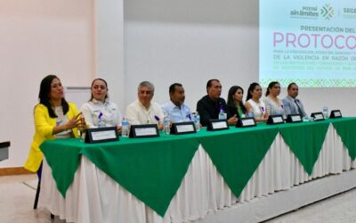 PRESENTAN PROTOCOLO PARA PREVENIR Y ATENDER LA VIOLENCIA DE GÉNERO EN INSTITUCIONES FORMATIVAS