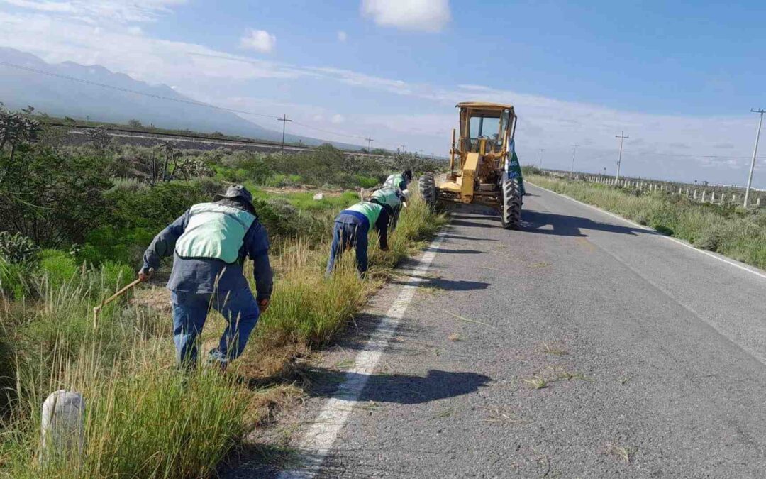 CONSERVAN 127 KILÓMETROS DE CAMINOS EN DIVERSOS MUNICIPIOS