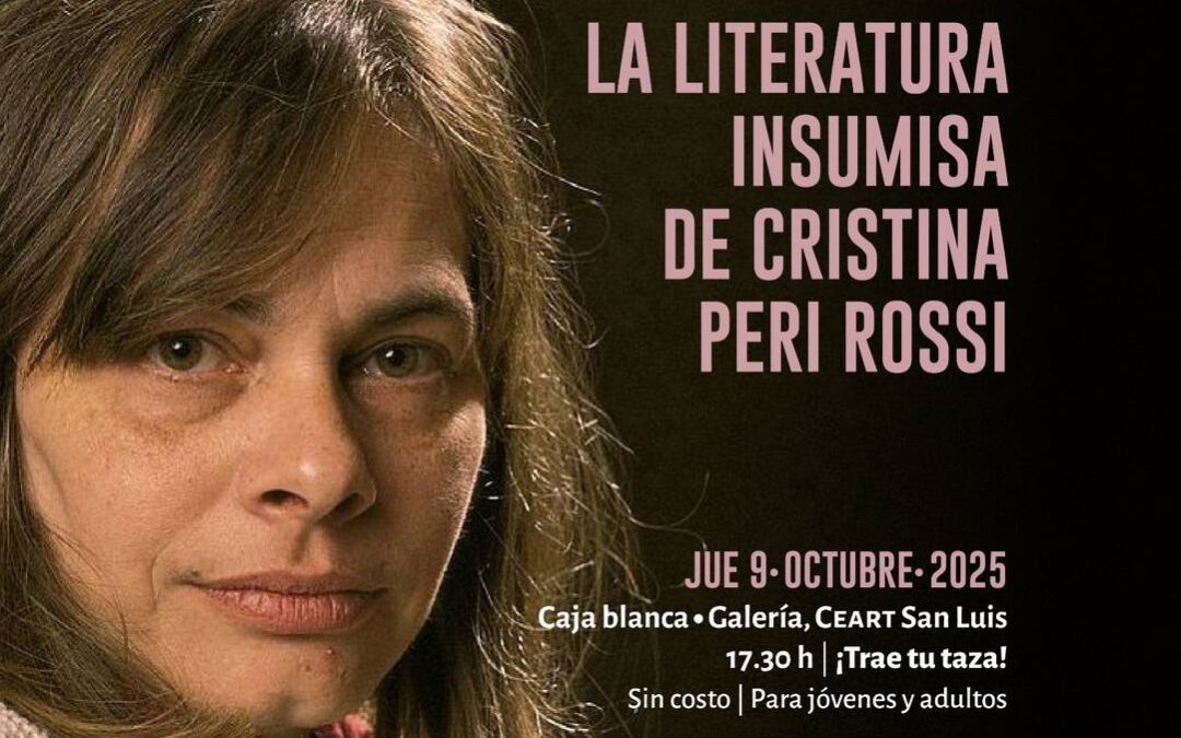 REALIZAN CAFÉ LITERARIO SOBRE LA OBRA DE CRISTINA PERI ROSSI EN EL CEART