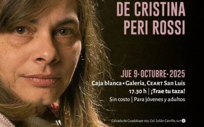 REALIZAN CAFÉ LITERARIO SOBRE LA OBRA DE CRISTINA PERI ROSSI EN EL CEART
