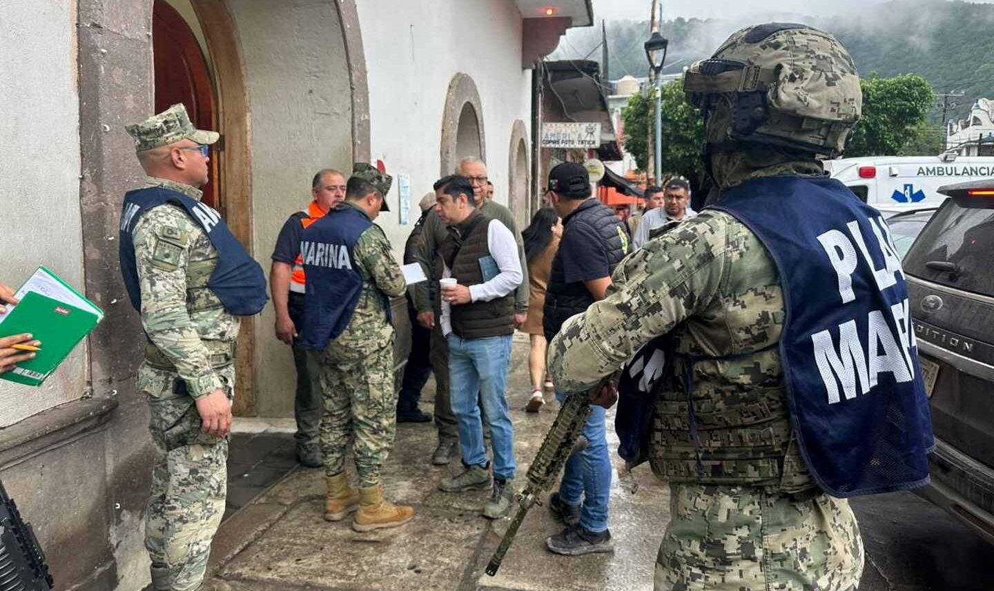 PERSONAL DE LA SECRETARÍA DE MARINA SE SUMA A LABORES DE AUXILIO EN LA HUASTECA