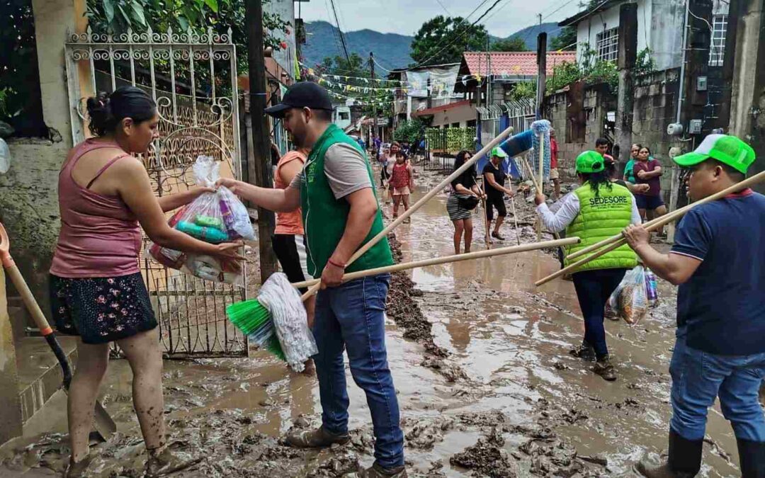 INICIAN TRABAJOS DE DESINFECCIÓN EN CALLES DE TAMAZUNCHALE