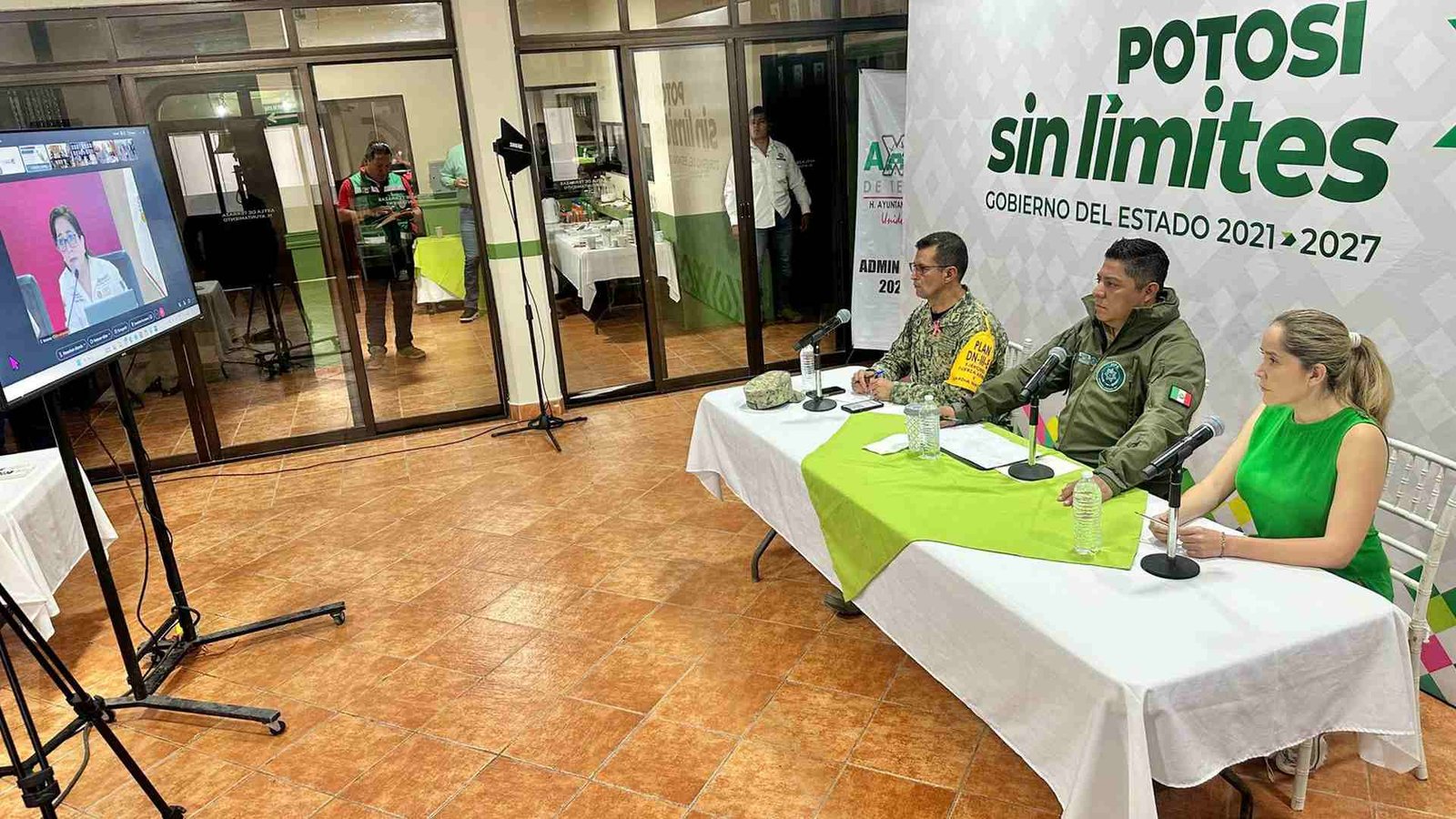 REPORTAN AVANCES EN ATENCIÓN A FAMILIAS AFECTADAS POR LLUVIAS EN LA HUASTECA POTOSINA