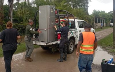 MANTIENEN OPERATIVO DE ATENCIÓN POR LLUVIAS EN LA HUASTECA POTOSINA