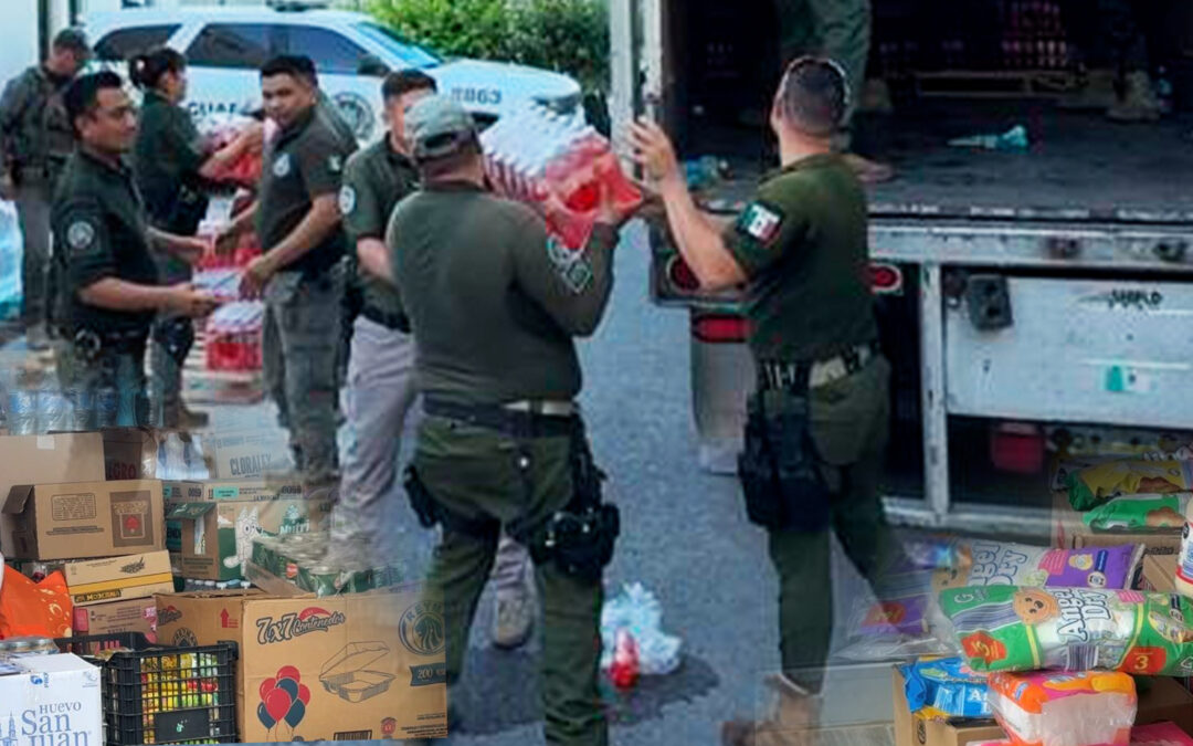 LLEGAN 35 TONELADAS DE AYUDA A LA HUASTECA  GRACIAS A LA GCE