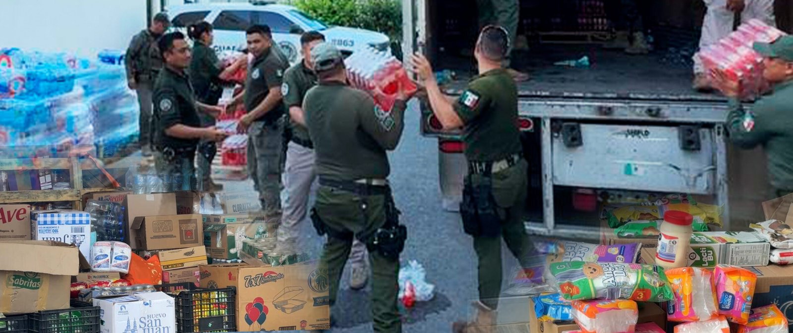 LLEGAN 35 TONELADAS DE AYUDA A LA HUASTECA  GRACIAS A LA GCE