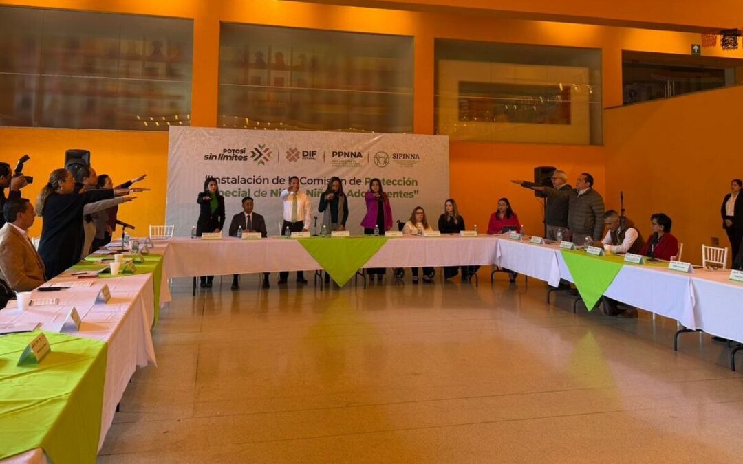 INSTALAN COMISIÓN DE PROTECCIÓN ESPECIAL DE NIÑAS, NIÑOS Y ADOLESCENTES EN SLP