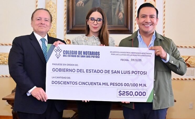 COLEGIO DE NOTARIOS SE SUMA A CAMPAÑA DE APOYO A LA HUASTECA