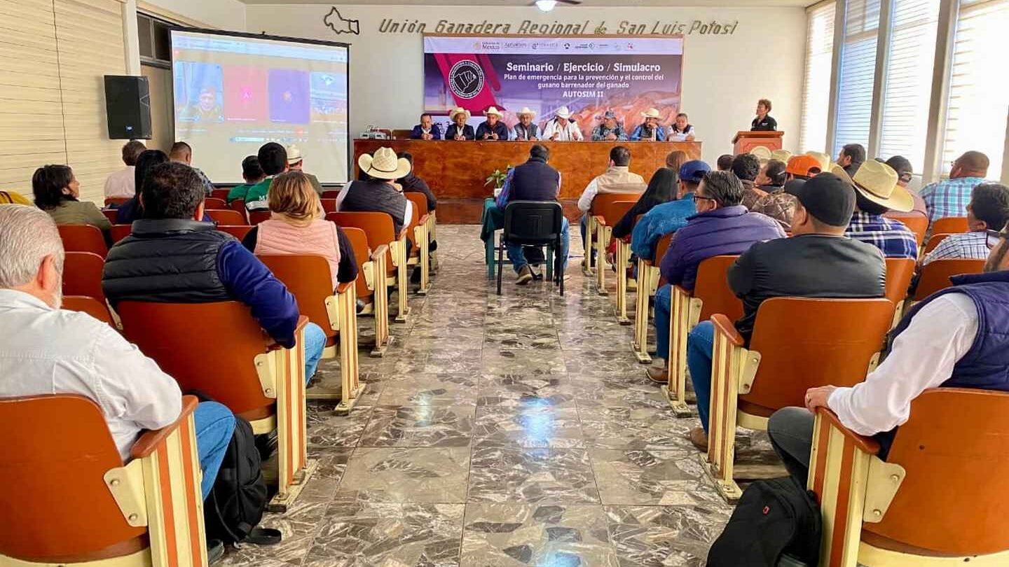 REALIZAN SIMULACRO ESTATAL DE EMERGENCIA ZOOSANITARIA CONTRA EL GUSANO BARRENADOR DEL GANADO