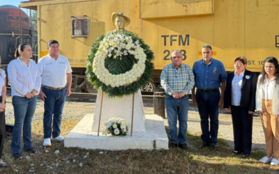 CIUDAD VALLES HONRA EL LEGADO DEL HÉROE DE NACOZARI Y CELEBRA A LOS FERROCARRILEROS