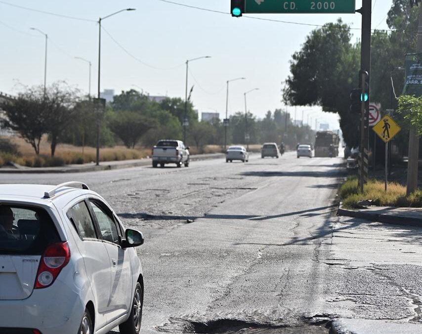 INICIAN REHABILITACIÓN DE LATERALES DE LA CARRETERA 57 EN TRAMO DE ZONA INDUSTRIAL