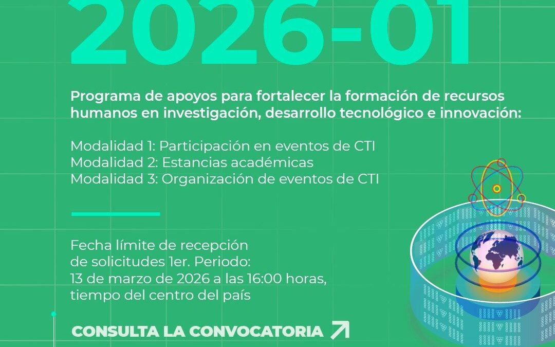 ABREN CONVOCATORIA 2026 PARA APOYOS A FORMACIÓN CIENTÍFICA Y TECNOLÓGICA