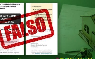 ADVIERTEN SOBRE CORREOS FALSOS RELACIONADOS CON LICENCIAS INMOBILIARIAS