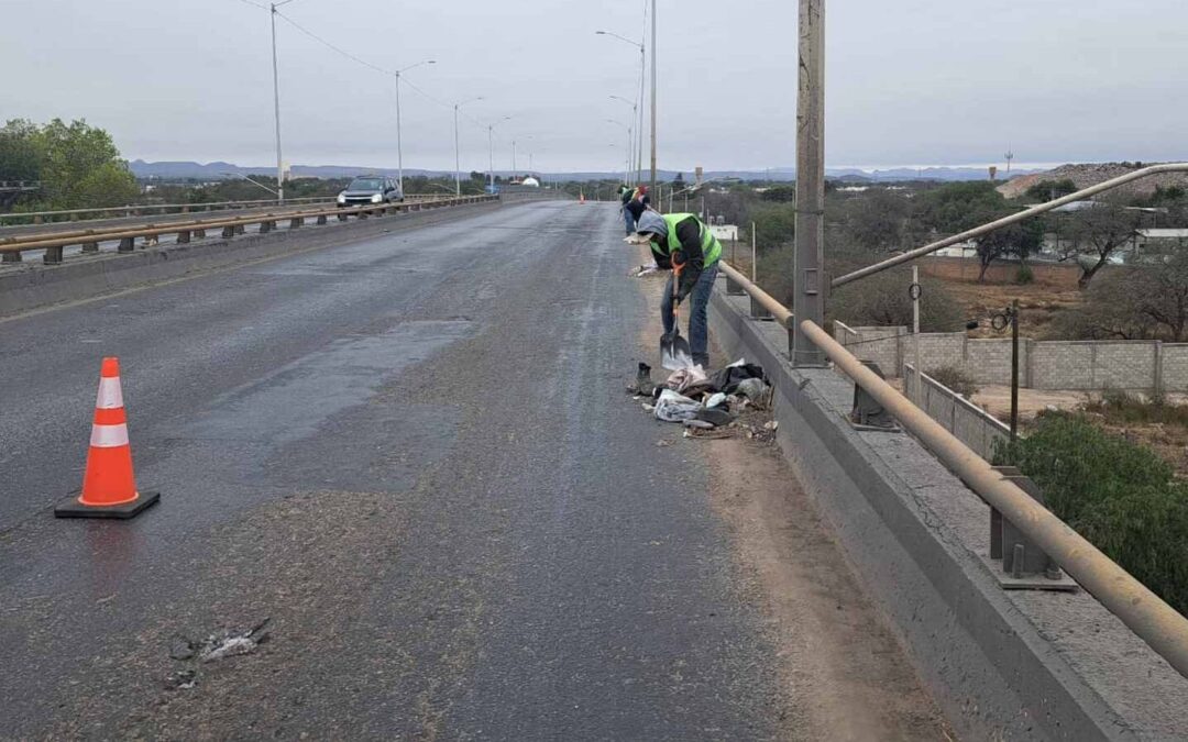REALIZAN LABORES DE CONSERVACIÓN EN MÁS DE 15 KILÓMETROS DEL CIRCUITO POTOSÍ