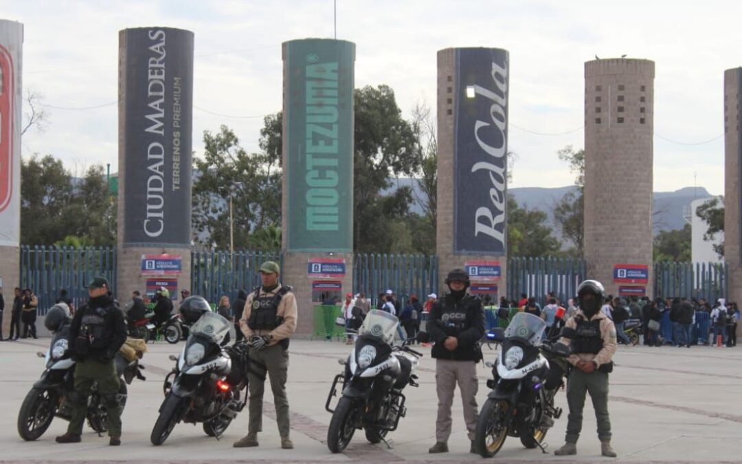 IMPLEMENTAN OPERATIVO DE SEGURIDAD PARA PARTIDO ATLÉTICO SAN LUIS–GUADALAJARA