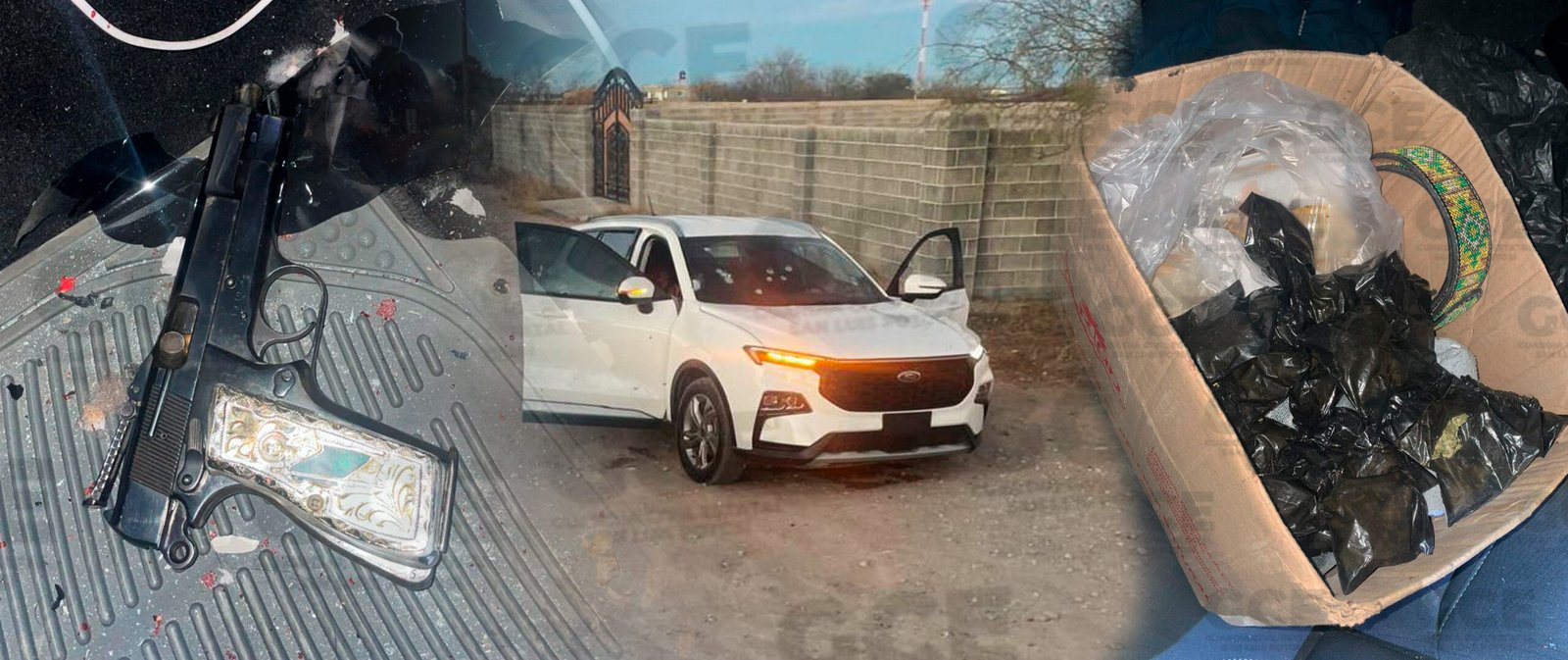 DOS PRESUNTOS DELINCUENTES ABATIDOS EN SANTO DOMINGO POR LA GUARDIA CIVIL ESTATAL