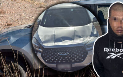 PERSECUCIÓN EN LA CAPITAL POTOSINA; LO DETIENEN CON CAMIONETA ROBADA