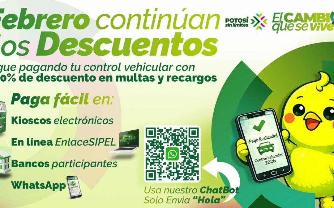 ALIVIO AL BOLSILLO: CONTINÚAN DESCUENTOS TOTALES EN CONTROL VEHICULAR
