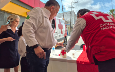 ALCALDE DAVID MEDINA ARRANCA COLECTA DE CRUZ ROJA 2026