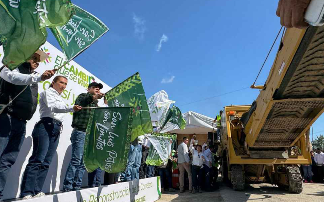RICARDO GALLARDO RESCATA Y MODERNIZA CARRETERA EL HIGO