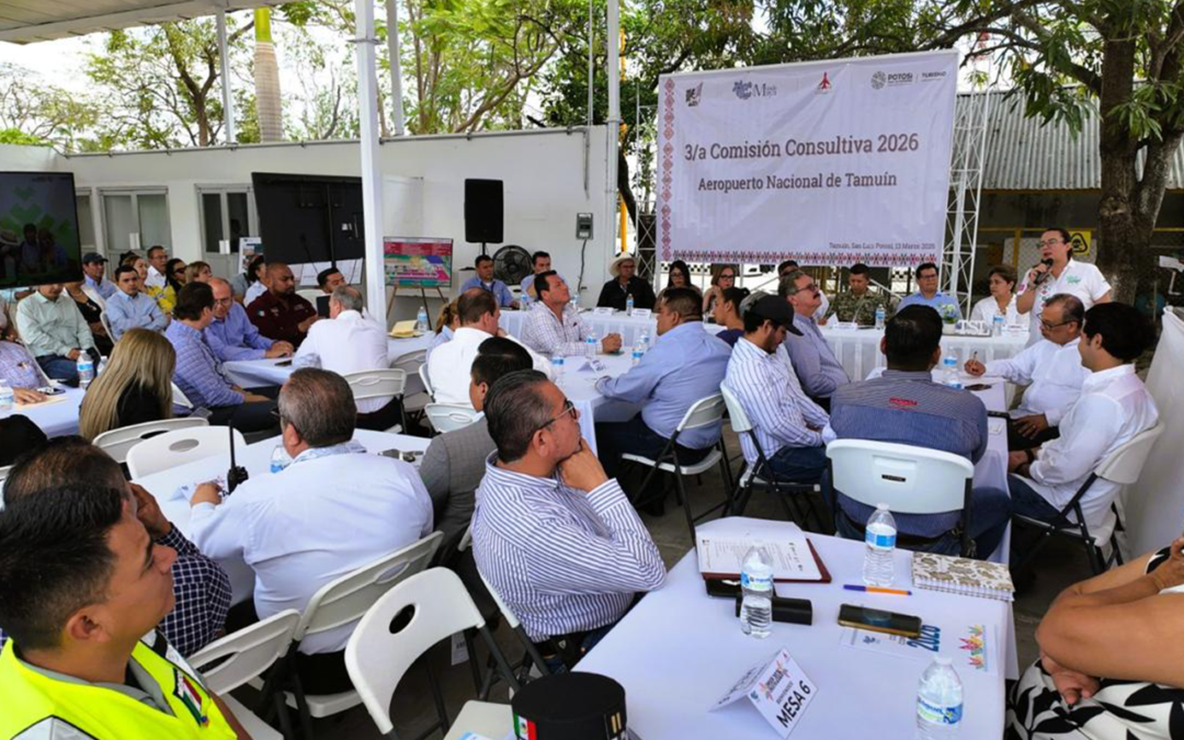 REALIZAN REUNIÓN CONSULTIVA SOBRE OPERACIÓN Y PROYECTOS EN EL AEROPUERTO DE TAMUÍN