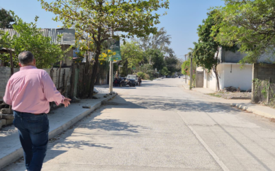 SUPERVISAN OBRAS DE PAVIMENTACIÓN EN CALLES DE CIUDAD VALLES