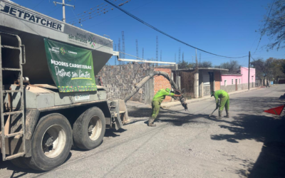 CONCLUYEN TRABAJOS DE BACHEO EN CAMINOS Y CALLES DE VILLA HIDALGO