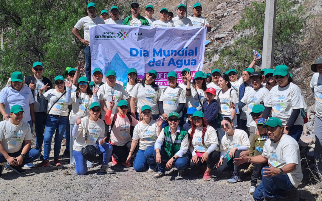 REALIZAN LIMPIEZA EN PRESA EL PEAJE POR EL DÍA MUNDIAL DEL AGUA