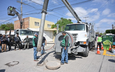 PROGRAMA ENCHÚLAME LA COLONIA REALIZA INTERVENCIONES URBANAS EN LOMAS DEL MEZQUITAL