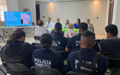CAPACITAN A POLICÍAS MUNICIPALES DE CIUDAD VALLES EN DERECHOS HUMANOS