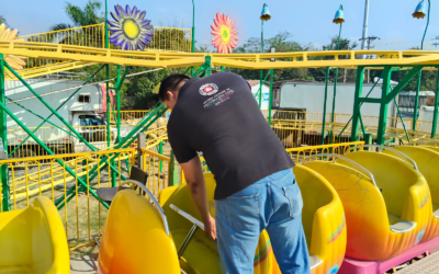 PROTECCIÓN CIVIL SUPERVISA JUEGOS MECÁNICOS EN FENAHUAP