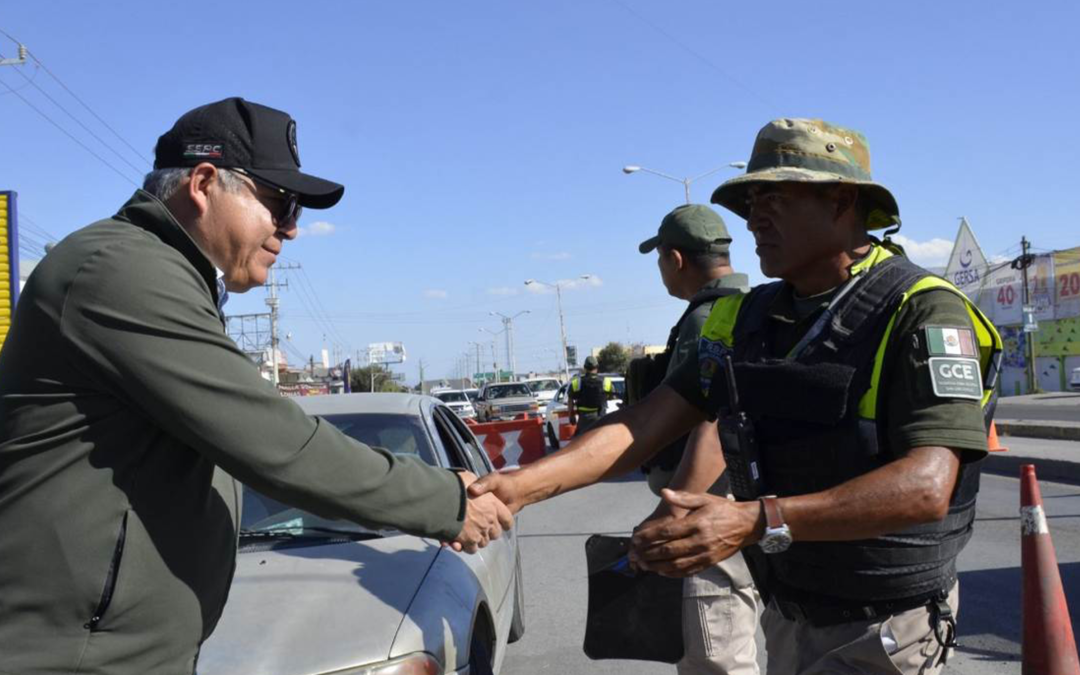 SUPERVISAN PUNTOS DE VIGILANCIA Y ATENCIÓN CIUDADANA EN ACCESOS DE SAN LUIS POTOSÍ