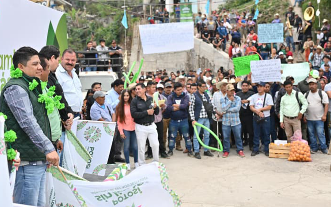 RICARDO GALLARDO ANUNCIA “ENCHÚLAME TU COMUNIDAD” EN 50 LOCALIDADES DE TAMAZUNCHALE