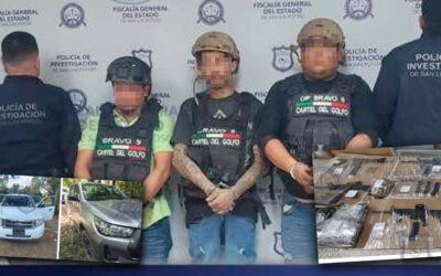 ENFRENTAMIENTO EN CARRETERA DE LA HUASTECA TERMINA CON CAPTURA DE UNA CÉLULA CRIMINAL