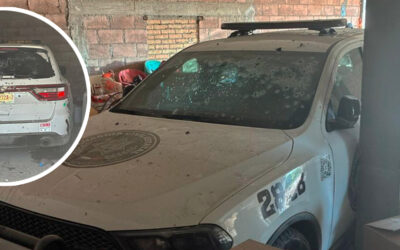 ACRIBILLAN A POLICÍAS ESTATALES EN VILLA JUÁREZ