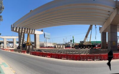 CIERRES VEHICULARES POR COLOCACIÓN DE TRABES DURANTE ESTE MIÉRCOLES