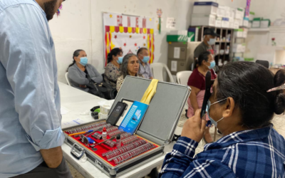 DETENCIÓN DE PADECIMIENTOS VISUALES ATIENDE A 55 PERSONAS EN CIUDAD VALLES