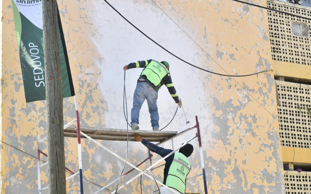 REALIZAN INTERVENCIONES URBANAS EN INFONAVIT-MORALES POR PROGRAMA ESTATAL