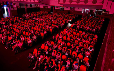 FUNCIÓN DE CINE REÚNE A HIJAS E HIJOS DE SERVIDORES PÚBLICOS EN LA CAPITAL