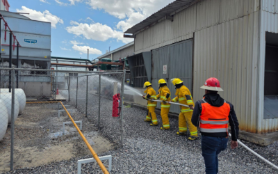 REALIZAN SIMULACRO DE EVACUACIÓN EN EMPRESA INDUSTRIAL CON PARTICIPACIÓN DE 300 PERSONAS