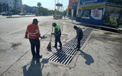 REFUERZAN LIMPIEZA Y DESAZOLVE EN ZONAS DE RIESGO POR LLUVIAS EN CIUDAD VALLES