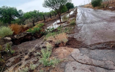 REPORTAN AFECTACIONES EN VILLA DE ARISTA TRAS LLUVIAS EN EL ALTIPLANO