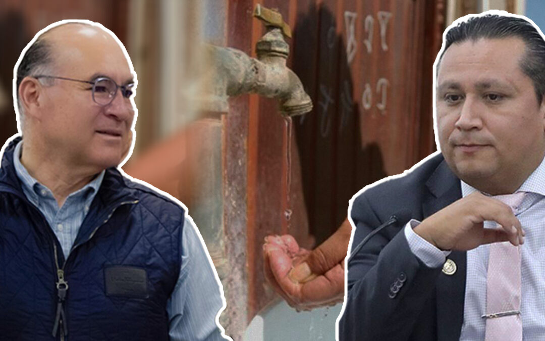 GALINDO Y DIPUTADO CHOCAN POR CRISIS DE AGUA EN LA CAPITAL POTOSINA