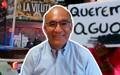 SIN AGUA, CON BALAS… Y ALCALDE DE S.L.P. HACIENDO CAMPAÑA EN VALLES