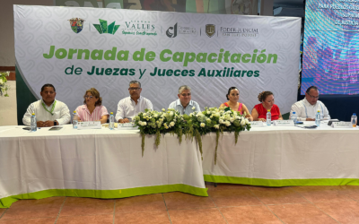 PODER JUDICIAL CAPACITA A 180 JUECES AUXILIARES EN CIUDAD VALLES