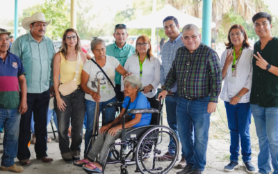ACTIVIDADES RECREATIVAS Y ENTREGA DE APOYOS EN EJIDO LAGUNA DEL MANTE