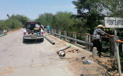 CIUDAD VALLES REHABILITA SISTEMA DE AGUA EN ARROYO DE LOS GATOS