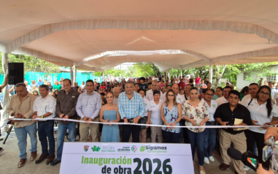 CIUDAD VALLES ENTREGA PAVIMENTACIÓN EN CALLE LINARES DE LA 20 DE NOVIEMBRE