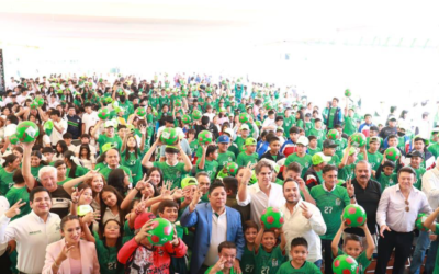 RENUEVAN CANCHA DEL CENTRO DEPORTIVO PLAN DE SAN LUIS